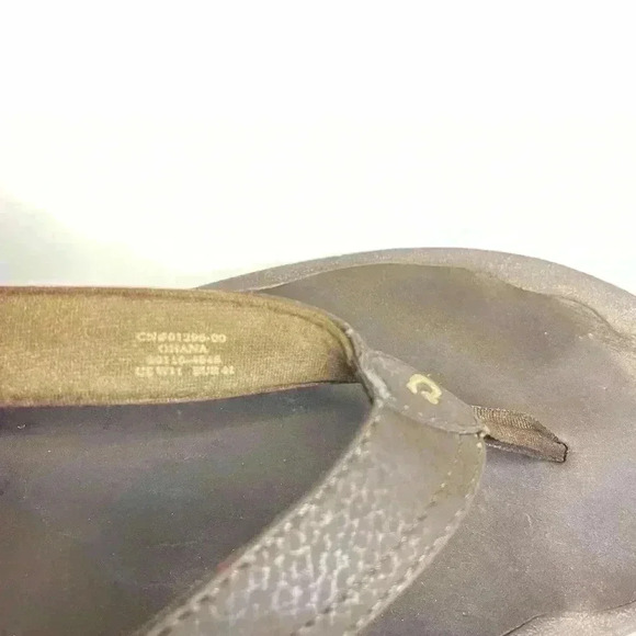 Olukai Ohana Dark Java Comfort Flip Flop Sandal Women's US Size 11 - Picture 4 of 7